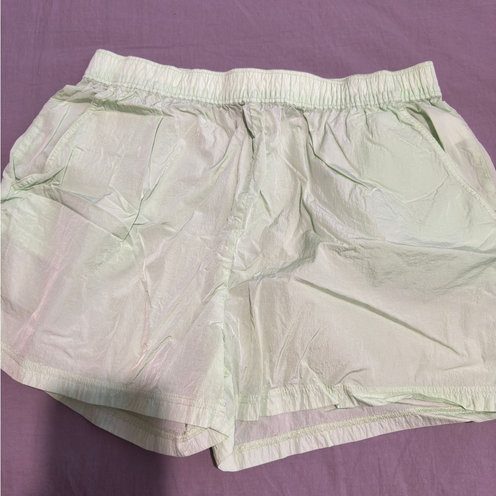 TNA Mint Green Elastic Shorts